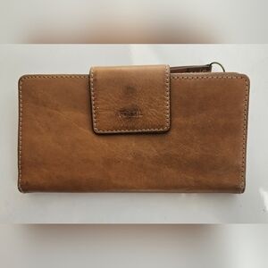 Fossil Tan Leather Women's Wallet